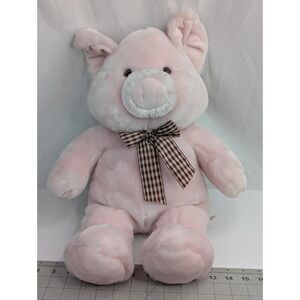 Carlton Cards Pink Pig Plush 22 Inch Pillow Stuffed Animal Toy AGC